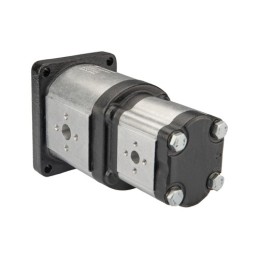 „Hydrosila“ dešininis 2 sekcijų krumpliaratinis siurblys, 3 + 2 grupė, tūris: 33/12 cm3/aps., našumas (1500 aps.): 50/18 l/min.