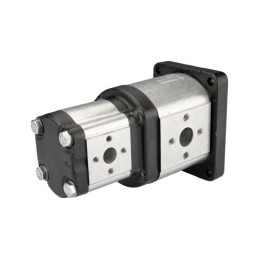 „Hydrosila“ dešininis 2 sekcijų krumpliaratinis siurblys, 3 + 2 grupė, tūris: 33/14 cm3/aps., našumas (1500 aps.): 50/21 l/min.