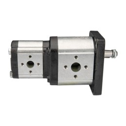 „Hydrosila“ dešininis 2 sekcijų krumpliaratinis siurblys, 3 + 2 grupė, tūris: 33/14 cm3/aps., našumas (1500 aps.): 50/21 l/min.