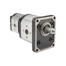 „Hydrosila“ dešininis 2 sekcijų krumpliaratinis siurblys, 3 + 2 grupė, tūris: 33/14 cm3/aps., našumas (1500 aps.): 50/21 l/min.