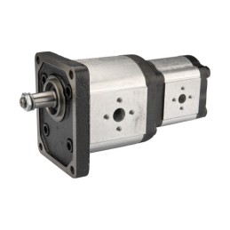 „Hydrosila“ dešininis 2 sekcijų krumpliaratinis siurblys, 3 + 2 grupė, tūris: 33/16 cm3/aps., našumas (1500 aps.): 50/24 l/min.