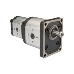 „Hydrosila“ dešininis 2 sekcijų krumpliaratinis siurblys, 3 + 2 grupė, tūris: 33/16 cm3/aps., našumas (1500 aps.): 50/24 l/min.