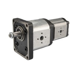 „Hydrosila“ dešininis 2 sekcijų krumpliaratinis siurblys, 3 + 2 grupė, tūris: 33/26 cm3/aps., našumas (1500 aps.): 50/39 l/min.