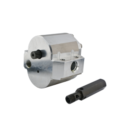 Aliumininis hidraulinis siurblys traktoriams Ursus C-360, C-360-3P, padidintas slėgis iki 16 MPa, padidintas našumas iki 40 l/mi