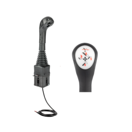 Sustiprinta vieno mygtuko valdymo svirtis „Indemar 6115“. Suderinama su rutuliniais ir lizdiniais kabeliais.