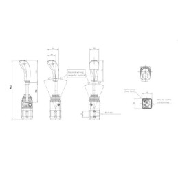 „Indemar 3336“ valdymo svirtis yra be mygtukų, pasižyminti labai patvaria konstrukcija. Skirta šakutės tipo kabeliams.