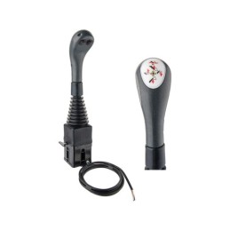 „Indemar“ valdymo svirtis, skirta „Tura 6022“, su dviem mygtukais. Rutuliniams ir lizdiniams kabeliams.