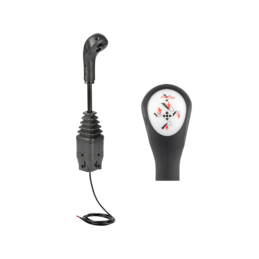 Sustiprinta vieno mygtuko valdymo svirtis „Indemar 6140“. Suderinama su šakiniais kabeliais.