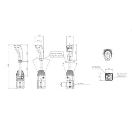 „Indemar 3369“ dviejų mygtukų valdymo svirtis pasižymi itin patvaria konstrukcija. Skirta šakutės tipo kabeliams.