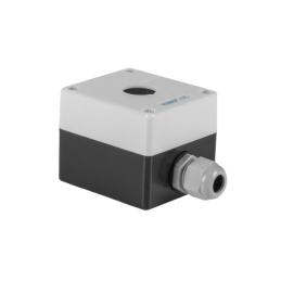 5 x Korpusas elektrinėms valdymo svirtims arba manipuliatoriams, viena skylė, su liauka, tvirtinimo anga 22 mm