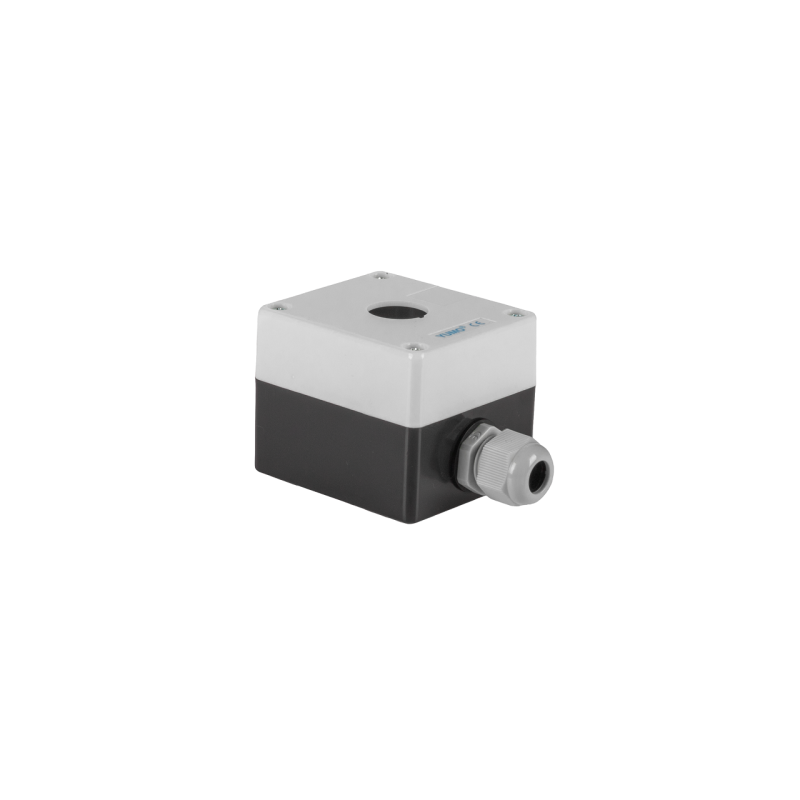 5 x Korpusas elektrinėms valdymo svirtims arba manipuliatoriams, viena skylė, su liauka, tvirtinimo anga 22 mm