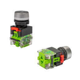 2 x Juodas elektros jungiklio mygtukas su rodykle