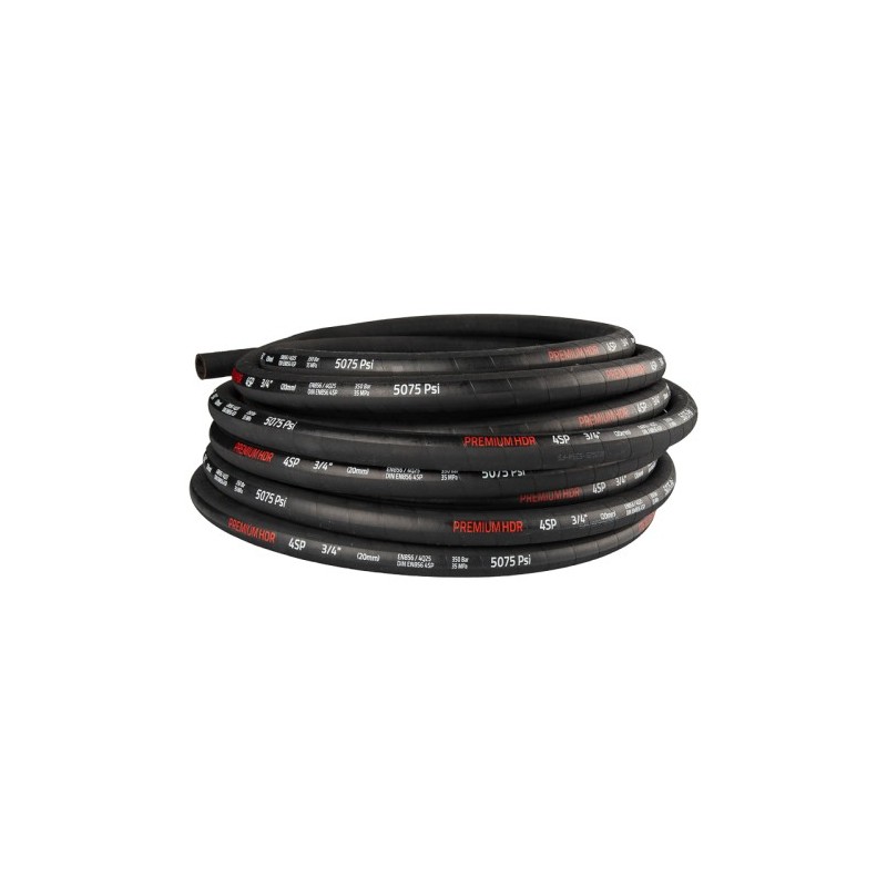 Hidraulinė žarna 4SP DN20 3/4" 350 bar PREMIUM HDR