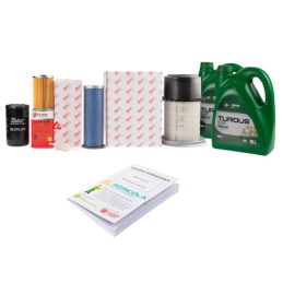 Filtrų komplektas traktoriui Zetor Proxima 6241-10541 Variklio alyvos filtras + kuro filtras + kuro filtro įdėklas + oro filtras