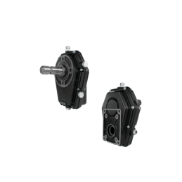 Sustiprinta ketaus pavarų dėžė, daugiklis, tvirtinimas 2 ir 3 grupės siurbliams, perdavimo skaičius: 1:3,8, galia: 30 kW, su kar