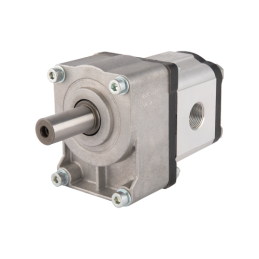 Hidraulinis reduktorius, darbinis tūris: 4 cm3/aps., greitis iki 4000 aps./min., su guoliais