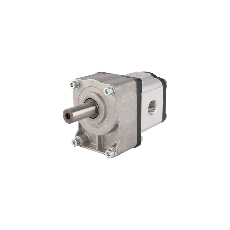 Hidraulinis reduktorius, darbinis tūris: 8 cm3/aps., greitis iki 3500 aps./min., su guoliais