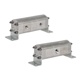 Tikslus pavarų alyvos srauto daliklis GR10 2x3,8cm3 1xIN - 2xOUT be balansavimo vožtuvų. Įleidimo alyvos srauto diapazonas: 9,2–