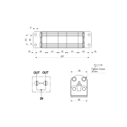 Tikslus reduktoriaus alyvos srauto daliklis GR10 2x1,7 cm3 1xIN - 2xOUT be balansavimo vožtuvų. Įleidžiamos alyvos srauto diapaz