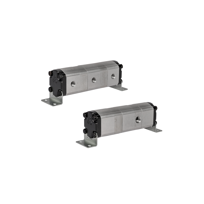 Tikslus reduktoriaus alyvos srauto daliklis GR20 3x11,4 cm3 1xIN - 3xOUT be balansavimo vožtuvų. Įleidimo alyvos srauto diapazon