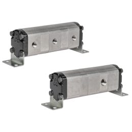 Tikslus reduktoriaus alyvos srauto daliklis GR20 3x8.0cm3 1xIN - 3xOUT be balansavimo vožtuvų. Įleidimo alyvos srauto diapazonas