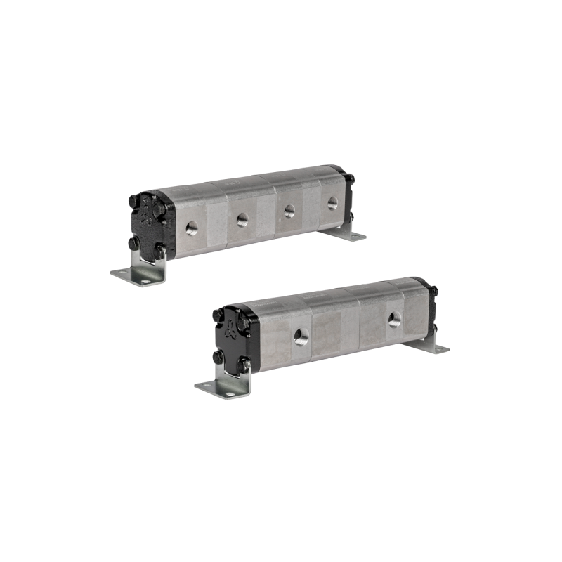 Tikslus reduktoriaus alyvos srauto daliklis GR20 4x8.0cm3 2xIN - 4xOUT be balansavimo vožtuvų. Įleidimo alyvos srauto diapazonas