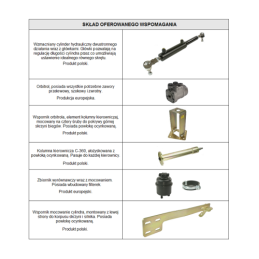 Vairo stiprintuvas C-360 Premium - DANFOSS orbitrol, šoninis pavaros mechanizmas, veleno pavara