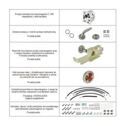 Vairo stiprintuvas C-360 Premium - DANFOSS orbitrol, šoninis pavaros mechanizmas, veleno pavara
