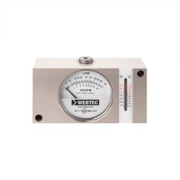 Srauto matuoklis su skale ir termometru 3/4" 4 - 120L/min