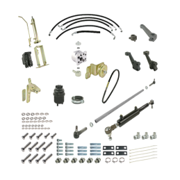 Vairo stiprintuvas C-330 Premium - DANFOSS orbitrol, šoninis pavaros mechanizmas, skriemulių pavara (vietoj kompresoriaus)