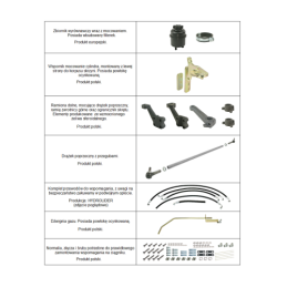 Vairo stiprintuvas C-330 Premium - DANFOSS orbitrol, šoninis pavaros mechanizmas, skriemulių pavara (vietoj kompresoriaus)
