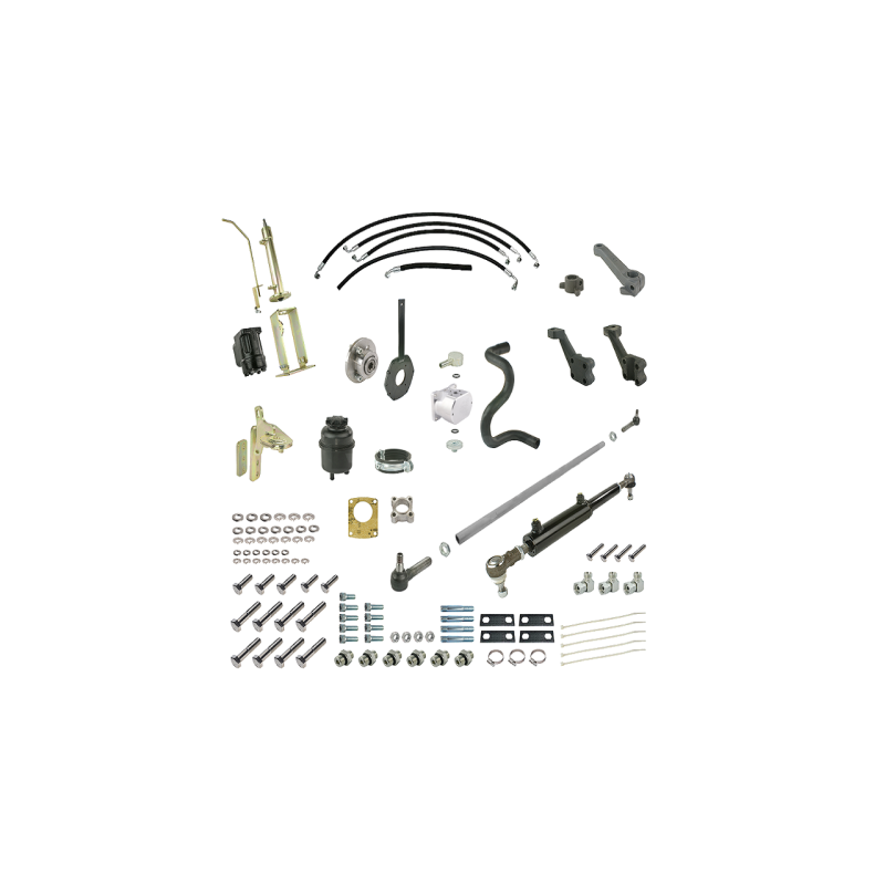 Vairo stiprintuvas C-330 Premium - DANFOSS orbitrol, šoninis pavaros mechanizmas, laiko pavara (kompresorius lieka)