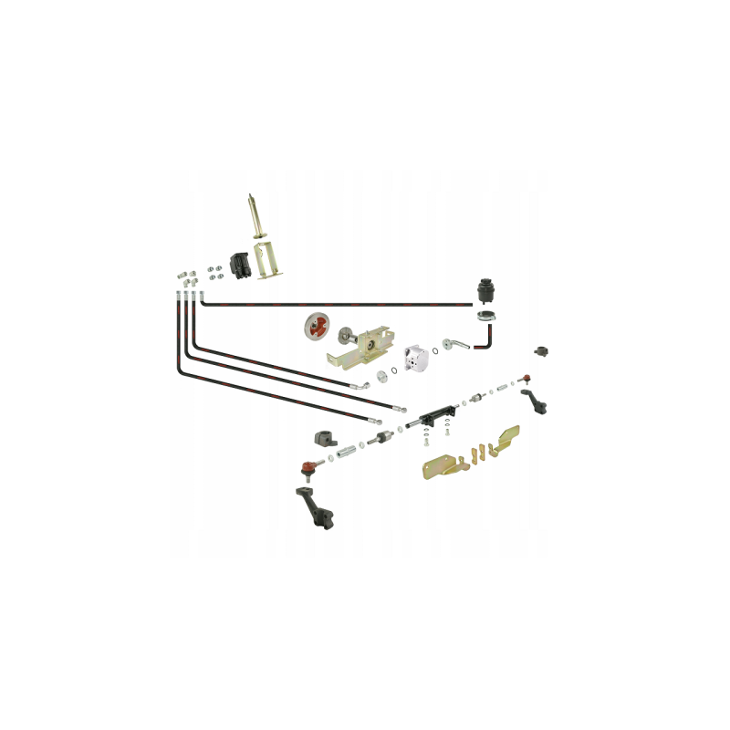 C-360 Premium vairo stiprintuvas su Danfoss orbitrol - ant ašies montuojama pavara su dvigubu stūmokliniu kotu, ištraukiamu iš a