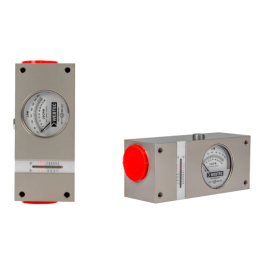 Tikslus profesionalus srauto matuoklis su skale ir 3/4 colio termometru 20–300 l/min.