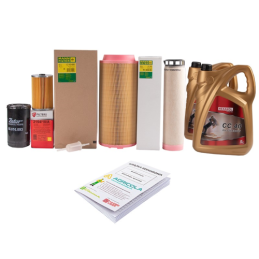 Filtrų komplektas traktoriui Zetor Proxima 6241-10541 Variklio alyvos filtras + kuro filtras + kuro filtro įdėklas + oro filtras