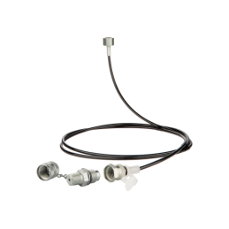 1000 mm serviso matavimo žarna su 1/4 colio NPTF jungtimi, skirta hidraulinės sistemos diagnostikai. Skirta manometrams su G1/4 