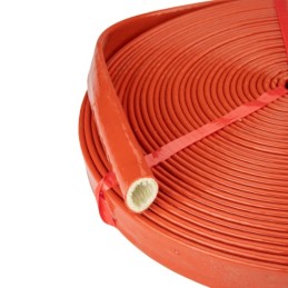 2 x Priešgaisrinė mova kabeliams ir žarnoms, su karščiui atsparia silikonine danga, 22 mm, 1 m