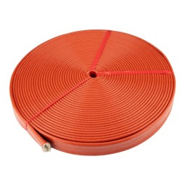 2 x Priešgaisrinė mova kabeliams ir žarnoms, su karščiui atsparia silikonine danga, 25 mm, 1 m