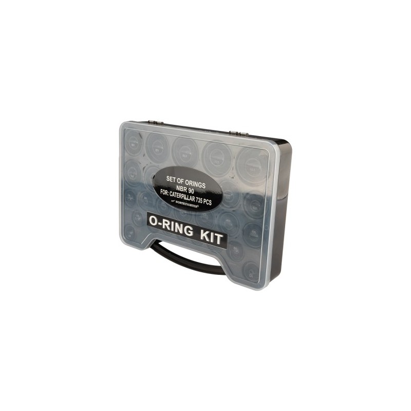 NBR 90 sandarinimo žiedų rinkinys, suderinamas su CATERPILLAR 735, vnt.