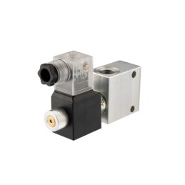 Elektra valdomas hidraulinis vožtuvas, paprastai atidarytas, dvikryptis, 2/2, su dvipusiu fiksavimu. Sriegis: 3/4 colio. Įtampa: