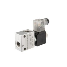 Elektra valdomas hidraulinis vožtuvas, paprastai atidarytas, dvikryptis, 2/2, su dvipusiu fiksavimu. Sriegis: 3/4 colio. Įtampa: