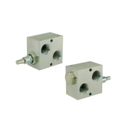 VMPPAC perpildymo vožtuvas su reguliavimo sriegiu: 1 colio srautas: 160 l/min slėgis: 50–400 bar