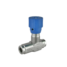 VRFU 90 1/4 colio vienpusis hidraulinis droselio vožtuvas su tiksliu reguliavimu. Srautas: 15 l/min., maks. slėgis: 350 bar.