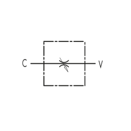 VRB 1 colio dvikryptis droselio hidraulinis vožtuvas su tiksliu reguliavimu. Srautas: 160 l/min., maks. slėgis: 250 bar.