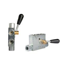 Hidraulinis atbulinis vožtuvas „užraktas“ užrakinamas dvigubo veikimo cilindras VBPDE c/RUB 1/4" papildomas mechaninis fiksavima