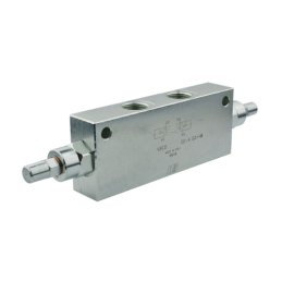 Perkrovos ir fiksavimo vožtuvas, dvipusis centrinis VBCD DE-A, sriegis: 3/8", srautas: 40 l/min, maks. slėgis: 350 bar