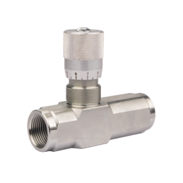 VRFU 90 1 colio vienkryptis hidraulinis droselio vožtuvas su tiksliu reguliavimu