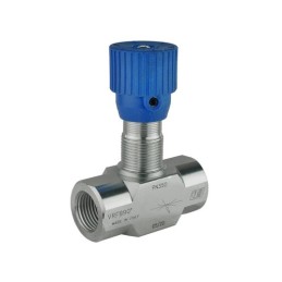 VRFB 90 1 colio dvikryptis hidraulinis droselio vožtuvas su tiksliu reguliavimu. Srautas: 110 l/min., maks. slėgis: 250 bar.