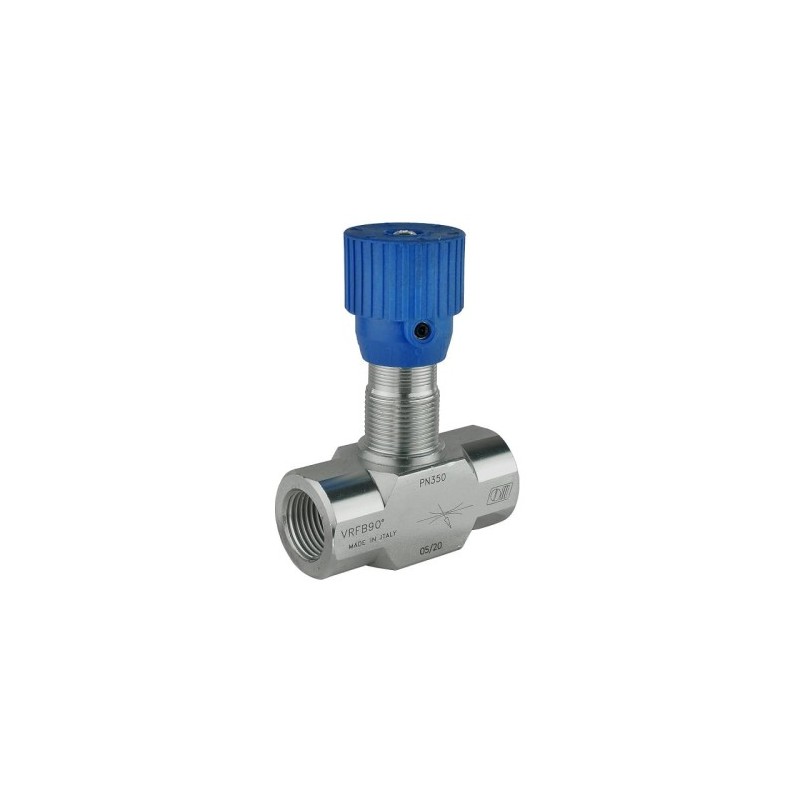 VRFB 90 1 colio dvikryptis hidraulinis droselio vožtuvas su tiksliu reguliavimu. Srautas: 110 l/min., maks. slėgis: 250 bar.