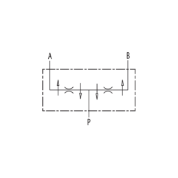 Srauto daliklio vožtuvas 50:50 DFL V1033 sriegiai: 3/8" srautas: 7-20L/min maks. slėgis: 350bar
